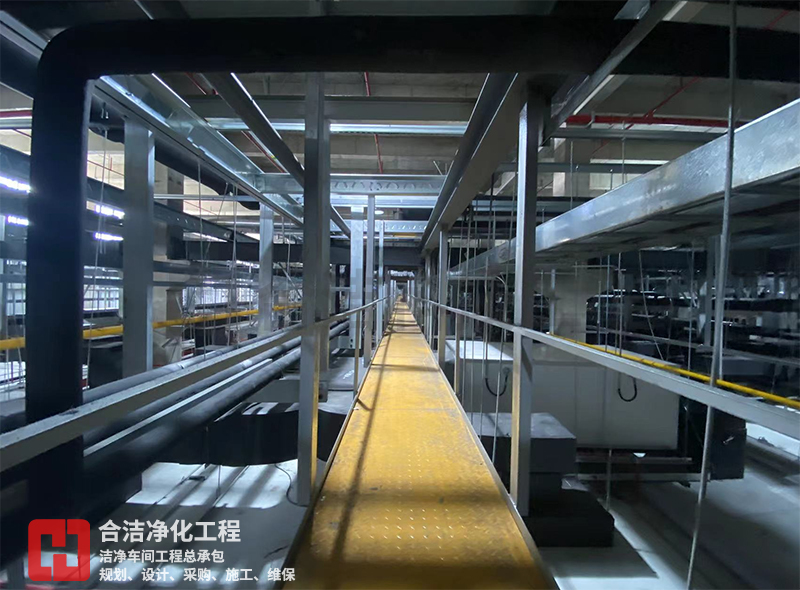 太陽(yáng)能電池凈化車(chē)間